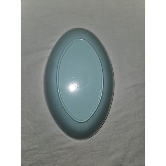 Melamine Oval Serving Bowl Aqua Blue - Picture 4 of 4